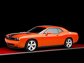 AUT 43 RK0341 01
2008 Dodge Challenger SRT8 Orange 3/4 Front View Studio