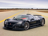 AUT 43 RK0348 01
2008 Gumpert Apollo Black 3/4 Front View On Pavement