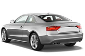 AUT 44 IZ0094 01
2011 Audi S5 Coupe Gray 3/4 Rear View Studio