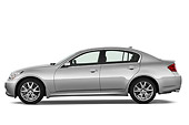 AUT 44 IZ0104 01
2009 Infiniti G37 S Sedan Silver Profile View Studio