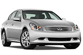 AUT 44 IZ0106 01
2009 Infiniti G37 S Sedan Silver 3/4 Front View Studio