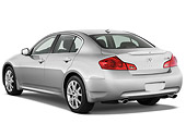 AUT 44 IZ0108 01
2009 Infiniti G37 S Sedan Silver 3/4 Rear View Studio