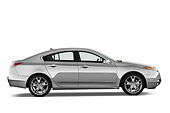 AUT 44 IZ0112 01
2010 Acura TL SH-AWD Silver Profile View Studio