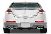 AUT 44 IZ0116 01
2010 Acura TL SH-AWD Silver Rear View Studio