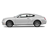 AUT 44 IZ0126 01
2010 Bentley Continental GT Speed White Profile View Studio