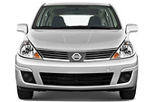 AUT 44 IZ0141 01
2009 Nissan Versa Hatchback Silver Front View Studio