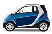 AUT 44 IZ0166 01
2009 Smart Fortwo Cabriolet Blue And Silver Profile View Studio