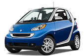 AUT 44 IZ0170 01
2009 Smart Fortwo Cabriolet Blue And Silver 3/4 Front View Studio