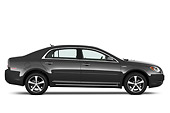AUT 44 IZ0175 01
2009 Chevrolet Malibu Hybrid Gray Profile View Studio