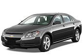 AUT 44 IZ0176 01
2009 Chevrolet Malibu Hybrid Gray 3/4 Front View Studio