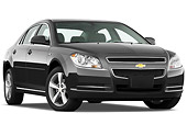 AUT 44 IZ0177 01
2009 Chevrolet Malibu Hybrid Gray 3/4 Front View Studio