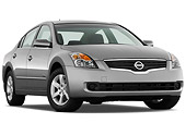 AUT 44 IZ0185 01
2009 Nissan Altima Hybrid Gray 3/4 Front View Studio