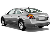 AUT 44 IZ0187 01
2009 Nissan Altima Hybrid Gray 3/4 Rear View Studio