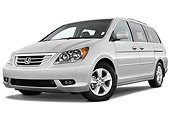 AUT 44 IZ0202 01
2010 Honda Odyssey Touring Silver 3/4 Front View Studio