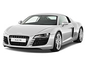 AUT 44 IZ0223 01
2011 Audi R8 V8 FSI Silver 3/4 Front View Studio