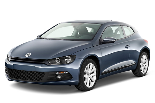 AUT 44 IZ0286 01 2011 VW Scirocco Blue 3 4 Front View Studio 