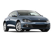 AUT 44 IZ0287 01
2013 VW Scirocco Blue 3/4 Front View Studio