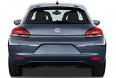 AUT 44 IZ0291 01
2013 VW Scirocco Blue Rear View Studio