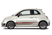 AUT 44 IZ0300 01
2013 Fiat 500 Abarth White Profile View Studio