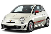 AUT 44 IZ0302 01
2013 Fiat 500 Abarth White 3/4 Front View Studio