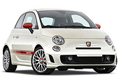 AUT 44 IZ0304 01
2013 Fiat 500 Abarth White 3/4 Front View Studio