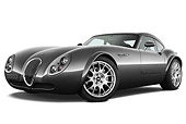 AUT 44 IZ0335 01
2010 Wiesmann MF4 GT Coupe Silver 3/4 Front View On White Seamless