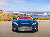 AUT 44 RK0114 01
2009 Spyker C8 Aileron Gray Front View On Pavement By Ocean