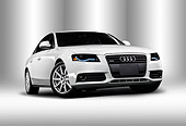 AUT 44 BK0001 01
2009 Audi A4 White 3/4 Front View Studio