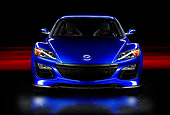 AUT 44 BK0005 01
2009 Mazda RX-8 R3 Coupe Blue Front View Studio