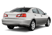 AUT 44 IZ0004 01
2009 Mitsubishi Galant Silver 3/4 Rear View Studio