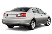 AUT 44 IZ0005 01
2009 Mitsubishi Galant Silver 3/4 Rear View Studio