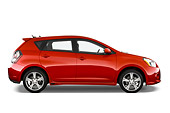 AUT 44 IZ0007 01
2010 Pontiac Vibe GT Red Profile View Studio