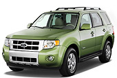 AUT 44 IZ0023 01
2010 Ford Escape Hybrid Green 3/4 Front View Studio