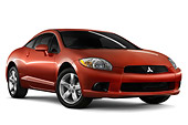AUT 44 IZ0046 01
2009 Mitsubishi Eclipse GS Coupe Red 3/4 Front View Studio