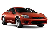 AUT 44 IZ0047 01
2009 Mitsubishi Eclipse GS Coupe Red 3/4 Front View Studio