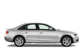 AUT 44 IZ0054 01
2011 Audi A4 Sedan Silver Profile View Studio