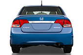 AUT 44 IZ0063 01
2011 Honda Civic Hybrid Blue Rear View Studio