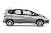 AUT 44 IZ0076 01
2010 Honda Fit Sport Silver Profile Studio