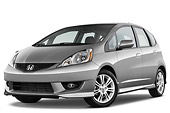 AUT 44 IZ0078 01
2010 Honda Fit Sport Silver 3/4 Front Studio