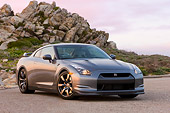AUT 44 RK0008 01
2009 Nissan GT-R Gray 3/4 Front View By Rocky Hills