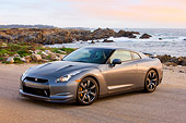 AUT 44 RK0009 01
2009 Nissan GT-R Gray 3/4 Front View By Ocean