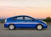 AUT 44 RK0032 01
2008 Toyota Prius Blue Profile View On Pavement