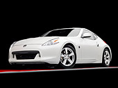 AUT 44 RK0043 01
2009 Nissan 370Z Coupe White 3/4 Front View Studio