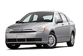 AUT 45 BK0011 01
2010 Ford Focus Silver 3/4 Front View On White Seamless