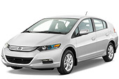 AUT 45 IZ0035 01
2011 Honda Insight Silver 3/4 Front View Studio