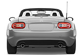 AUT 45 IZ0050 01
2010 Mazda Miata MX-5 Convertible Silver Rear View Studio