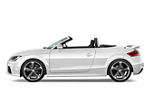 AUT 45 IZ0103 01
2013 Audi TT RS Convertible White Profile View Studio