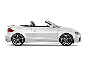 AUT 45 IZ0104 01
2013 Audi TT RS Convertible White Profile View Studio