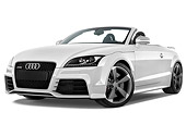 AUT 45 IZ0105 01
2013 Audi TT RS Convertible White 3/4 Front View Studio