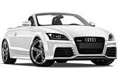 AUT 45 IZ0106 01
2013 Audi TT RS Convertible White 3/4 Front View Studio